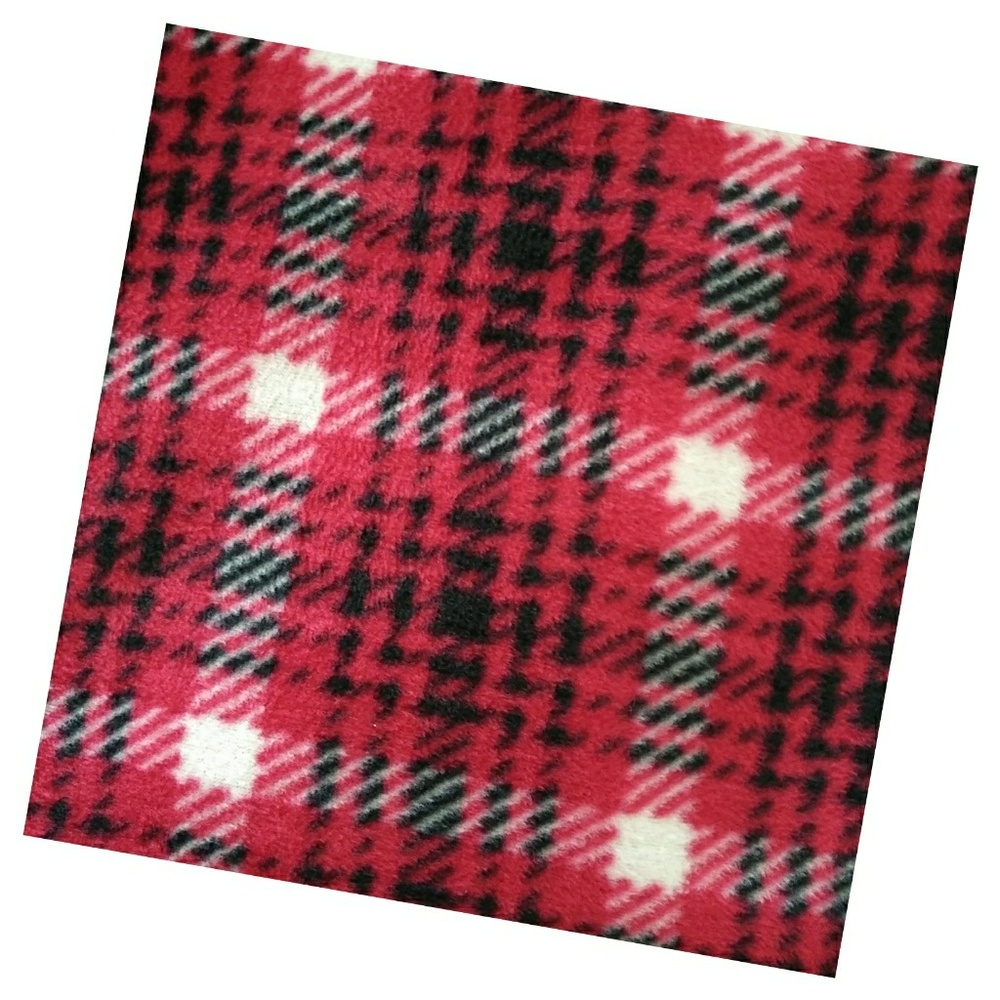 LAST PAiR! PLUS Fleece Plaid  Pants w /Pockets - Picture 2 of 3
